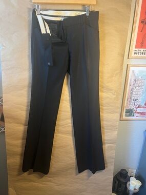 Theory Black Dress Trousers with Zip Closure